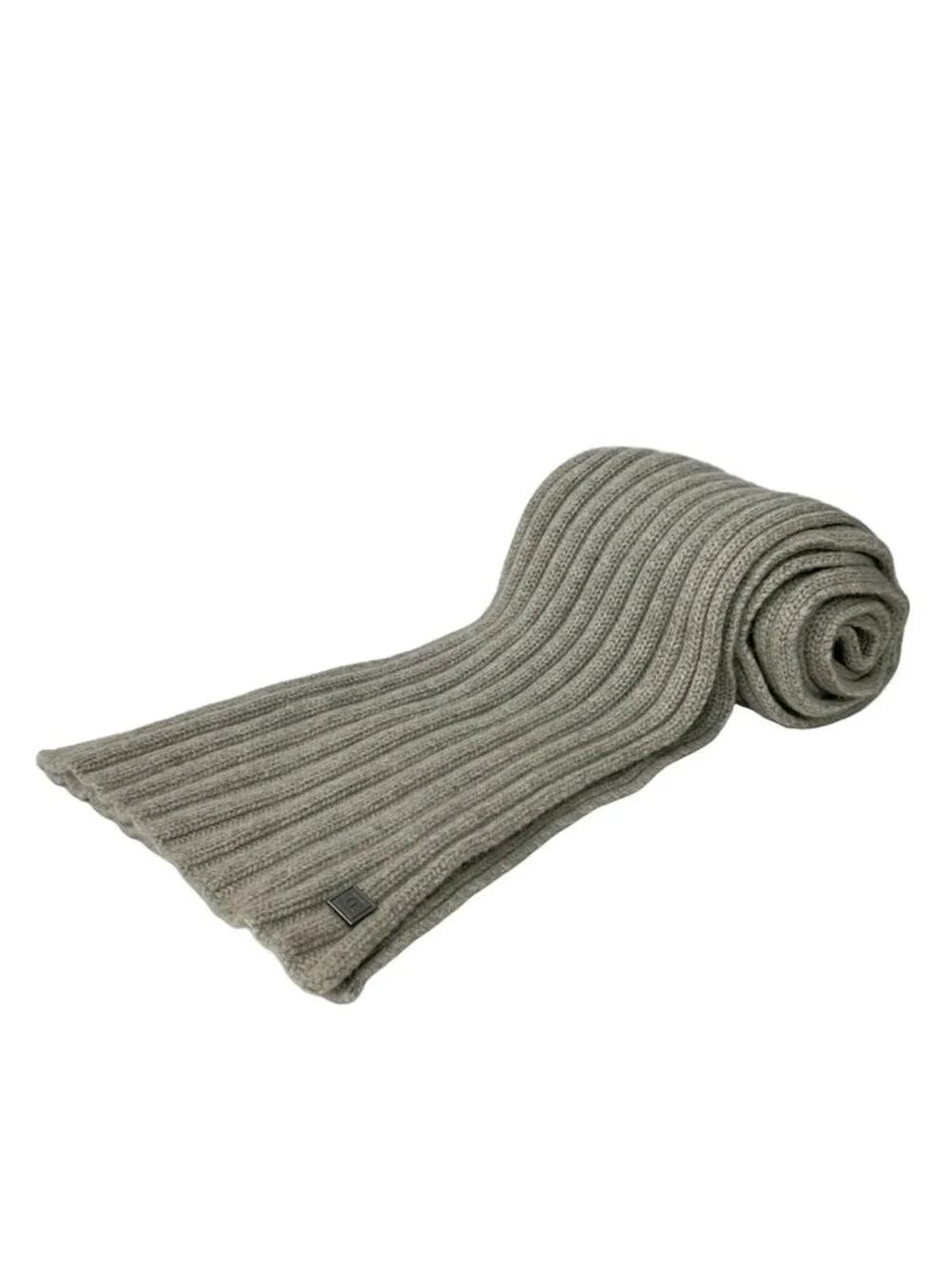 Chanel Scarf Sports Line Light Gray Cashmere